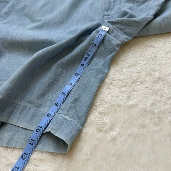 ❌Polo Ralph Lauren Shorts Men’s 42 Tall Blue Chambray Classic Fit 10" Preppy NEW - Picture 10 of 10